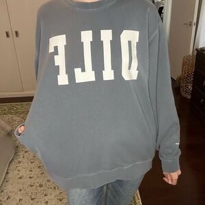 original call her daddy merch DILF sweatshirt